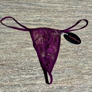 NWT Avidlove Lace Plus Size Thong